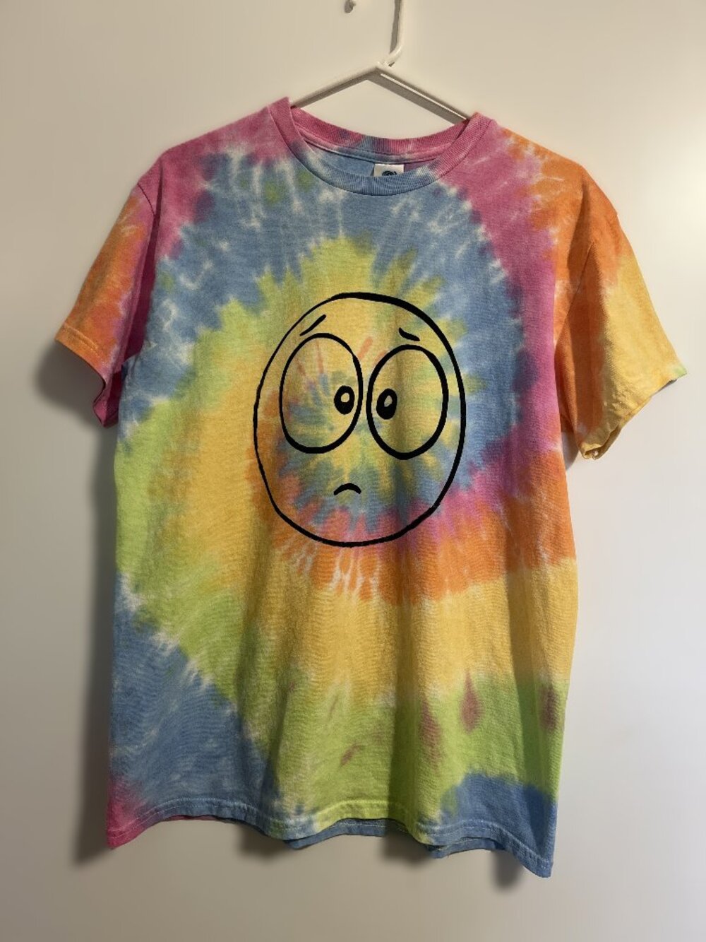 A Little Spot of Emotion Scribble Spot Tie Dye Shirt Graphic Tee